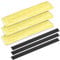 Ancable Pack of 3 Rubber Lip and 3 Microfibre Mop Covers for Kärcher Window Vacuum Cleaner Replacement Parts Accessories, Compatible with WV2 WV5 WV6 Plus Premium WV Spray Bottles Set, KC-JT-MB-6PC