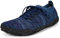 Knit Barefoot Minimaliste Uomo Donna Scarpe a Pianta Larga Scarpa da Trail Running Camminata con Zero Drop Soles Leggere Blu Scuro 41