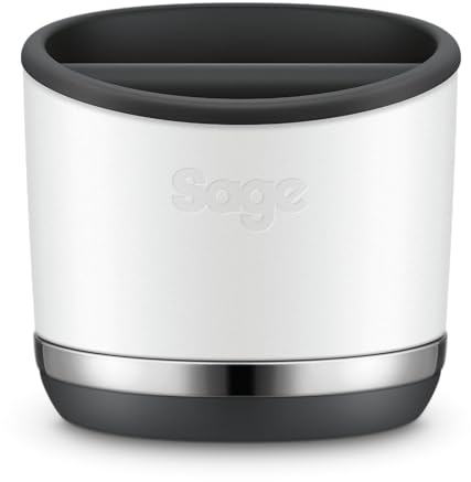 Sage - The Knock Box 10 - Abklopfbehälter - Für einfache & saubere Entsorgung von Kaffeekapseln - Speichert bis zu 10 Espressopods - Meersalz