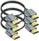Twozoh Cable Long HDMI 4K Delgado 5M 3 Unidades, Ultrafino Flexible Cable HDMI 2.0 compatible con 4K/60Hz 18gbps, Monitor, PS5, PS4, Xbox One, Fire TV