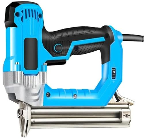 Electric Heavy Duty Electric Stapler, 2 in 1 Electric Stapler Nailer Gun with 2300W High Power, 6 -Gear Intensity Gear Adjustment and Security Lock Switch Design for Upholstery, Woodworking