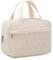 Aucuu Trousse de Toilette Voyage, Trousses de Maquillage en Corduroy, Sacs à Main Portables, Trousse Maquillage Grande Capacité, Cosmétiques à Glissière Portable pour Femme et Homme