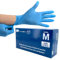 Bové 100 Nitril Einweghandschuhe - Blau - Größe M - Latexfrei & Puderfrei - Für Medizin & Lebensmittel - Reißfest & Elastisch