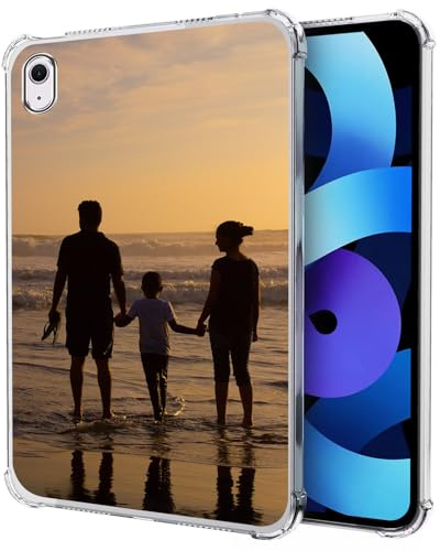 TIANDIMY Cover Personalizzata per tablet iPad Air 13 2024,custodia protettiva con foto e testo personalizzati,silicone TPU morbido,antiurto,angoli rinforzati -TU9