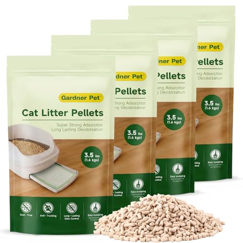 Gardner Pet Non-Clumping Zeolite Cat Litter Pellets (14Lbs Bundle)