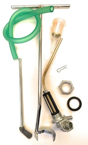 Kit Rubinetto Benzina con Riserva per Vespa PK 50 S SS 80 100 125, completo di chiave di montaggio D. 32 mm, con Tubo e Filtro