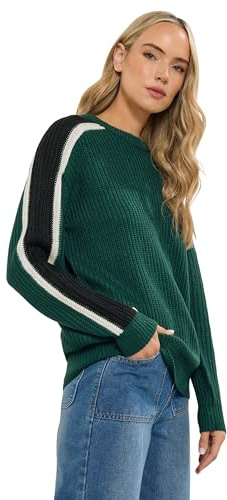 Long Tall Sally - LTS Tall Sleeve Stripe Knitted Jumper - Women's