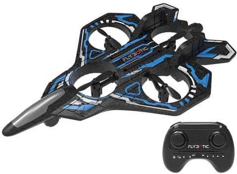 Silverlit - Flybotic - Turbo Plane – Avion Télécommandé 2-en-1 – Looping 360° – Décollage Automatique – 2.4 GHz
