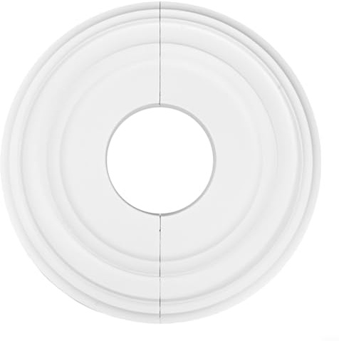 FABULETTA Deckenmedaillon, elegante Styropor-Deckenrosette, dekorative Deckenmedaillon-Form, luftig zu installieren, Deckendekoration für Zuhause und Wohnzimmer