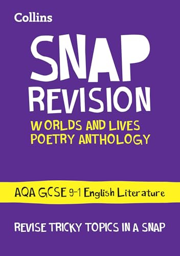 Worlds and Lives Poetry Cluster AQA GCSE 9-1 English Literature Revision Guide: Ideal for the 2026 and 2027 exams (Collins GCSE Grade 9-1 SNAP Revision)