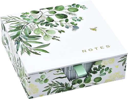 Peter Pauper Press Eucalyptus Desk Notes (250 sheets), White