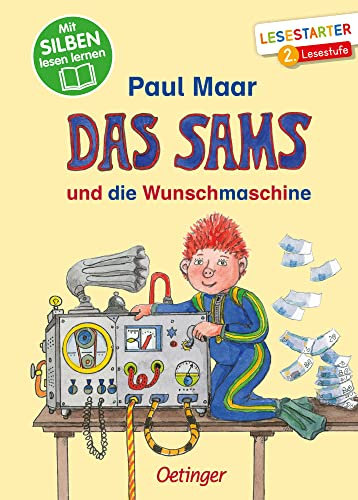Das Sams und die Wunschmaschine: Mit Silben lesen lernen. Lesestarter 2. Lesestufe. Lustiger Kinderbuch-Klassiker zum Lesen lernen für Erstleser ab 7 Jahren