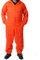 Road Master Men's Poly Cotton Coverall Overalls Painters Suit Decorators Mechanic Workwear (XXX-Large, Orange)