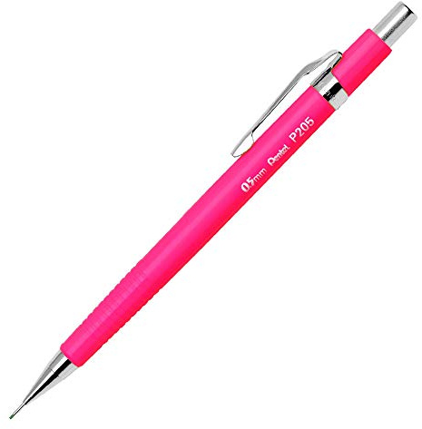 Pentel P205-F - Sharp Mechanical Drawing Pencil 0.5 mm, Barrel Pink