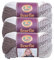 Lion Brand Yarn Scarfie Bulky Garn, Creme/Taupe, 3er-Pack