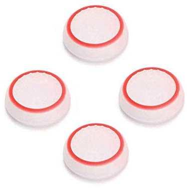 Funda de Silicona para Joystick de Mando de PS4, PS3, Xbox One, Xbox 360, Wii, U, NS Pro, Color Blanco y Rojo