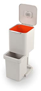 Joseph Joseph Totem Pop - 40L Unidad de Reciclaje y Separación de Residuos - Roca