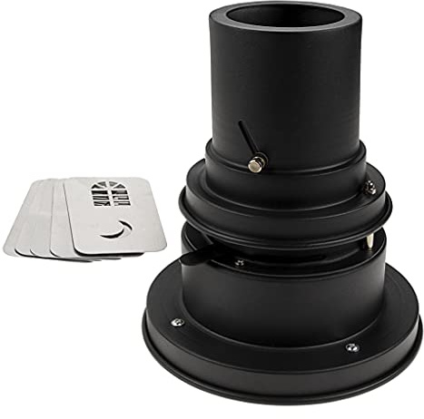 Fotodiox Universal GOBO Image Projection Attachment for LED Lights w/Built-in GOBO Holder & Aperture Iris - Compatible with Balcar Bayonet Lights (Balcar, Alien Bees, Einstein and More)