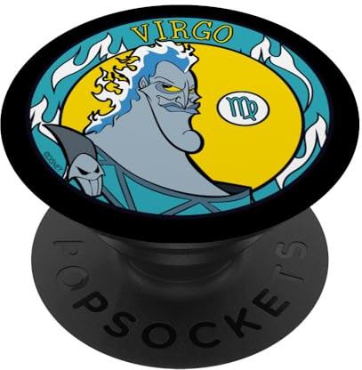 Disney Villains Hades Virgo Zodiac PopSockets mit austauschbarem PopGrip