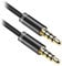 F95S 3,5 mm audio video AV cavo adattatore - 1 m 4 poli per schermo auto, cuffie, lettore DVD, AUX - cavo AV In/Out per cuffie, smartphone, tablet, MP3, PC - impianto stereo