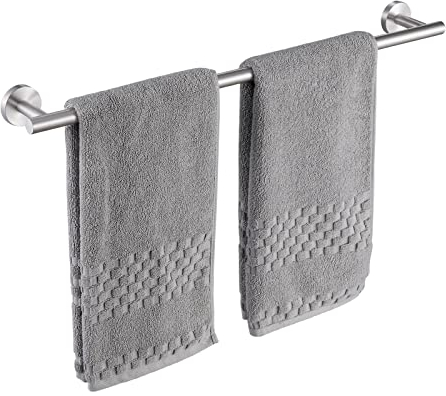 KES Porta Asciugamani Bagno Portasciugamani Parete Portaasciugamano Acciaio inossidabile 65 CM Spazzolato, A2000S65B-2
