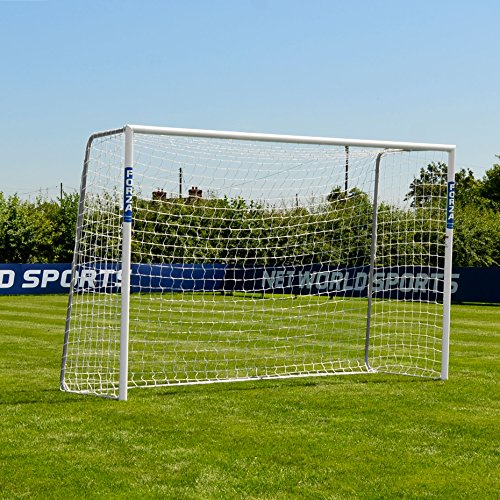 FORZA Aluminium Fußballtore [11 Größen] | Professionelle Fußballtorpfosten - *Die von MLS & Premier League Clubs verwendeten Tornetze* (Alu60 Freistehendes Fußballtor, 3m x 2m)