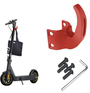 Haken für Ninebot Max G30 Elektroroller, e Scooter Zubehör für Ninebot Max G30 Serie Elektro Scooters (Rot)