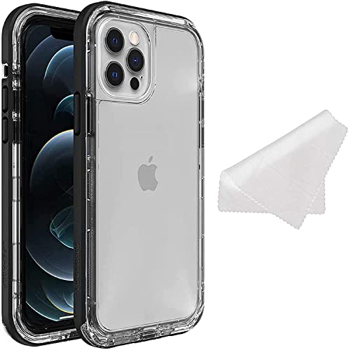 LifeProof Next Series Schutzhülle für iPhone 12 & iPhone 12 Pro (nur mit Reinigungstuch) Schwarz