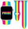 Pan Pansexual Pride LGBTQ Uhrenarmband kompatibel mit Apple Watch 38 mm 40 mm 41 mm Damen Herren austauschbare Silikon Smartwatch Armbänder für iWatch Serie SE 7 6 5 4 3 2 1