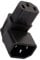 Mosie IEC Male C14 to C13 Right Angled 90 Degree IEC C13 C14Power Adapter PDU Plug