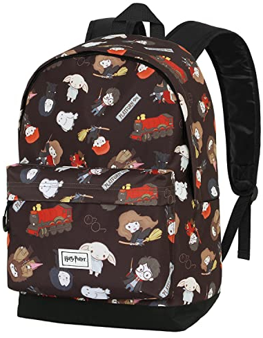 Harry Potter Cute-Fan HS Rucksack 2.0, Schwarz, 30 x 41 cm, Kapazität 22 L