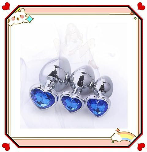 LQSSA ̶𝙨̶𝙚̶𝙭̶ ̶𝙩̶𝙤̶𝙮̶ ̶ Metal Training 3-teiliges Geschenkset Premium Yoga Plug Massage Für Männer Und Frauen