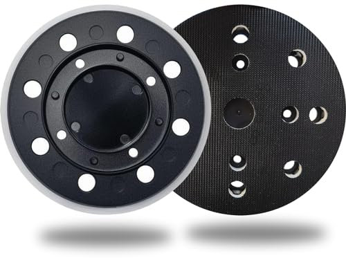 Schleifpad für Festool Schleifer, 12,7 cm, 8 Löcher, Ersatz-Schleifpad für ES 125, ETS125, ETSC 125, Pro 5 ltd Exzenterschleifer, 4 Schraubenlöcher, Schleifteil 492280 ETS (1)