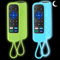 Confezione da 2 custodie in silicone per telecomando Roku Express/Streaming Stick/Premiere, per telecomando TV TCL Hisense Roku, cover di ricambio che si illuminano al buio (verde e blu)