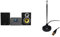 Philips Mini Stereoanlage mit Bluetooth/Spotify Connect, DAB+, UKW-Radio & Oehlbach Radio Rod DAB+ Antenne | Radio Antenne für den Empfang von DAB+ und FM/UKW