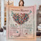 Gebiorty Geschenk für Mama Decke, Geschenk Geburtstag Mutter Geschenkideen Muttertag Geburtstagsgeschenk Muttertagsgeschenk Originelle, Kuscheldecke Mama Flauschig 130x150cm