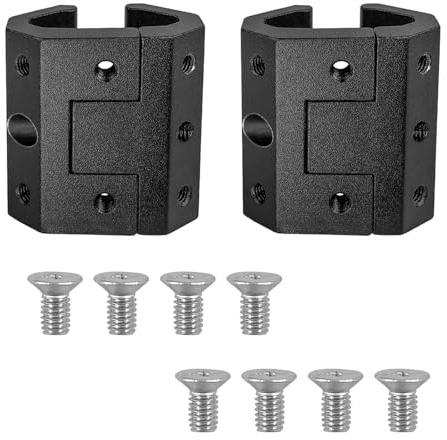 BPOPO Schienenclip, kompatibel mit Milwaukee-Packout-Systemschienen, universeller Packout-Schienen-Adapter, Halterungen an der Packout-Schienenecke, Schwarz