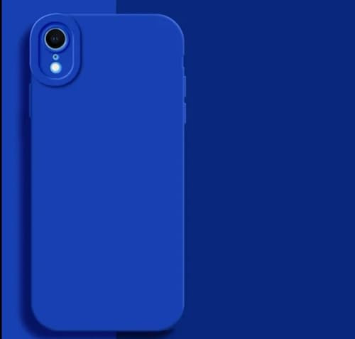 KK KENIK Shockproof Bumper Case Compatible with iPhone XR – Liquid Silicone Case, Luxury Matte Finish with Built-in Camera Protector & Slim Fit Design | Electronics & Gadgets, Blue