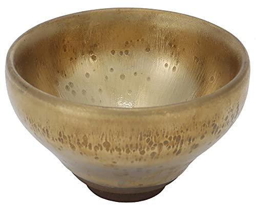 Tazza da tè in Ceramica Fatta a Mano Che Riflette L'eleganza del tè Dorato Collezione Home Ceramica da 130 Ml