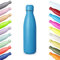 Dc Casa Borraccia Termica 500 ml, Bottiglia Isotermica 7,1x26,5 cm - Borraccia da Viaggio per Bevande Calde e Fredde, Design Colorato e Resistente, Ideale per Ufficio, Sport, e Tempo Libero (Azzurro)