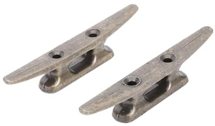 Cabilock 4pcs Boat Cleats for Mooring Heavy-duty Dock Cleats for Secure Boat Tie-down Weatherproof Rope Holder Accessories for Sailing and Kayaking