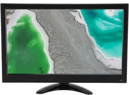 1920 X 1080 Auflösung, BNC AV VGA USB MIC AUX-Bildschirm mit Integriertem Lautsprecher, Ideal für RasPi, PC, TV, Spielekonsole, Kameraüberwachung, 13,3-Zoll-Display, für Zuhause