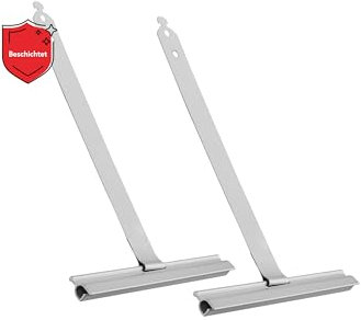 BAUHELD® Rolladen Aufhängefeder Mini [2 Stück] - Rollladen-Aufhängung aus hochwertigem Federstahl [Kunststoffbeschichtet] - Rolladen-Feder mit Schwalbenschwanz - Für Rolladenprofile mit 37mm