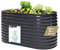 WESTMANN Hochbeet aus Metall inkl. Aussaatkalender | 160x80x82 cm Grau | Kräuterbeet für Garten & Terrasse | Holzhochbeet & Frühbeet zum Bepflanzen von Gemüse & Kräutern