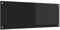 vidaXL Küchenrückwand Schwarz 110x40x0,6 cm Hartglas