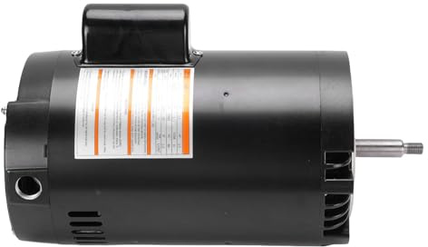 Ghzste 1.5 Horsepower Alloy Steel Swimming Pool Pump Motor, 3450 RPM 48Y Frame, Rain Proof /115V, Easy Installation, Fits AO Smith Century Models with, Good Performance