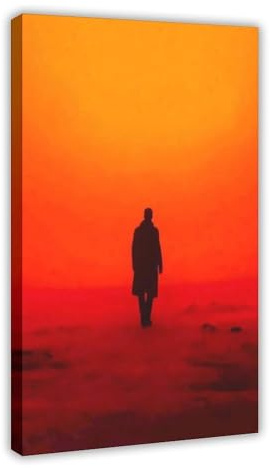 XIAGN Blade Runner 2049 Poster, Filmposter auf Leinwand, Wandkunst, Dekordruck, Bild Gemälde für Wohnzimmer, Schlafzimmer, Dekoration, 20 x 30 cm