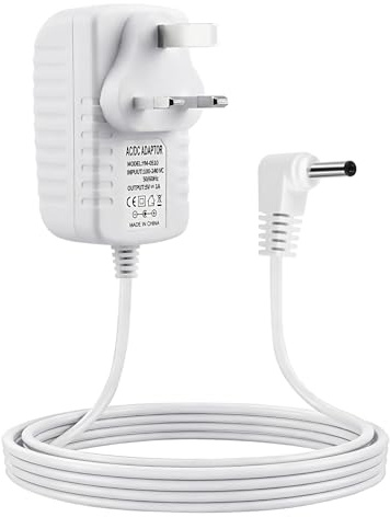 5V Charger for Babysense HDS2 Video Baby Monitor, AC 100-240V 50/60Hz to DC Converter with 3.5x1.35mm Jack, Replacement Power Adapter for V24R V43 V35 Only, Charging Cable 6.6Ft (1A, 2m)