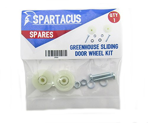 Spartacus Garden Greenhouse Sliding Replacement Plastic Wheel Kit 22mm