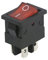 MC Power - Miniinterruptor basculante (4 pines, 250 V ~ 6,5 A, 2 posiciones: encendido/apagado)